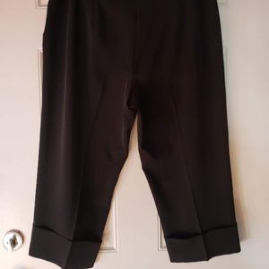 Dress Barn black crop dress pants Size 20W